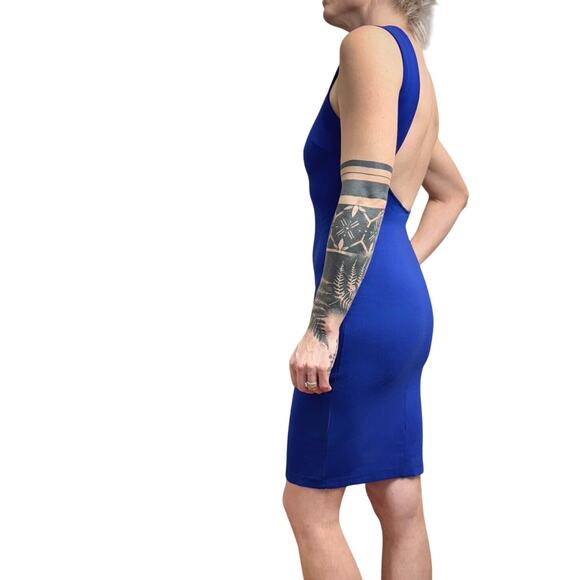 Women's LuLu's Cobalt Blue Dress w/ Open Back - Size Medium - Picture 4 of 7